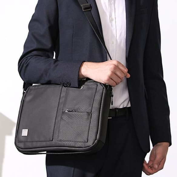 2wayバッグ ビジネス向け多機能収納ショルダーバッグ