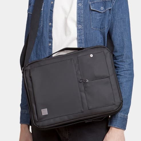 2wayバッグ ビジネス向け多機能収納ショルダーバッグ