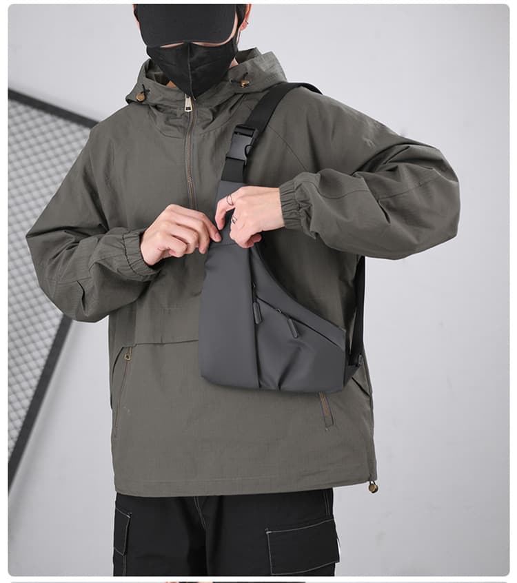2wayバッグ ストリート系多機能収納ボディーバッグ