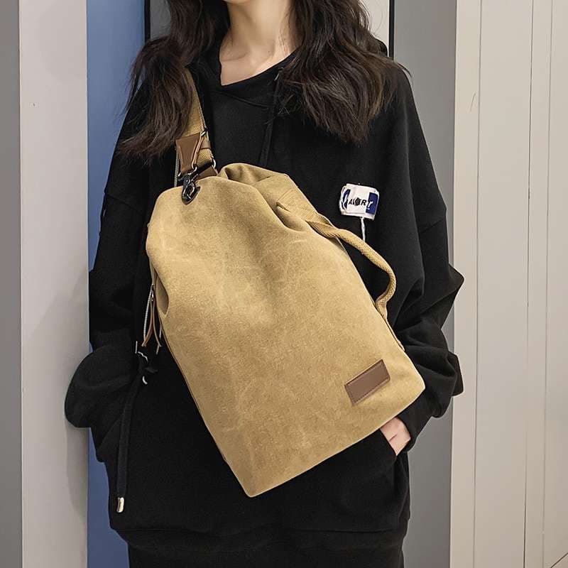 2wayバッグ シンプル帆布 斜めがけ２wayバッグ