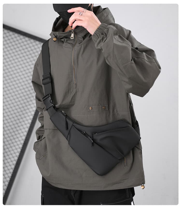 2wayバッグ ストリート系多機能収納ボディーバッグ