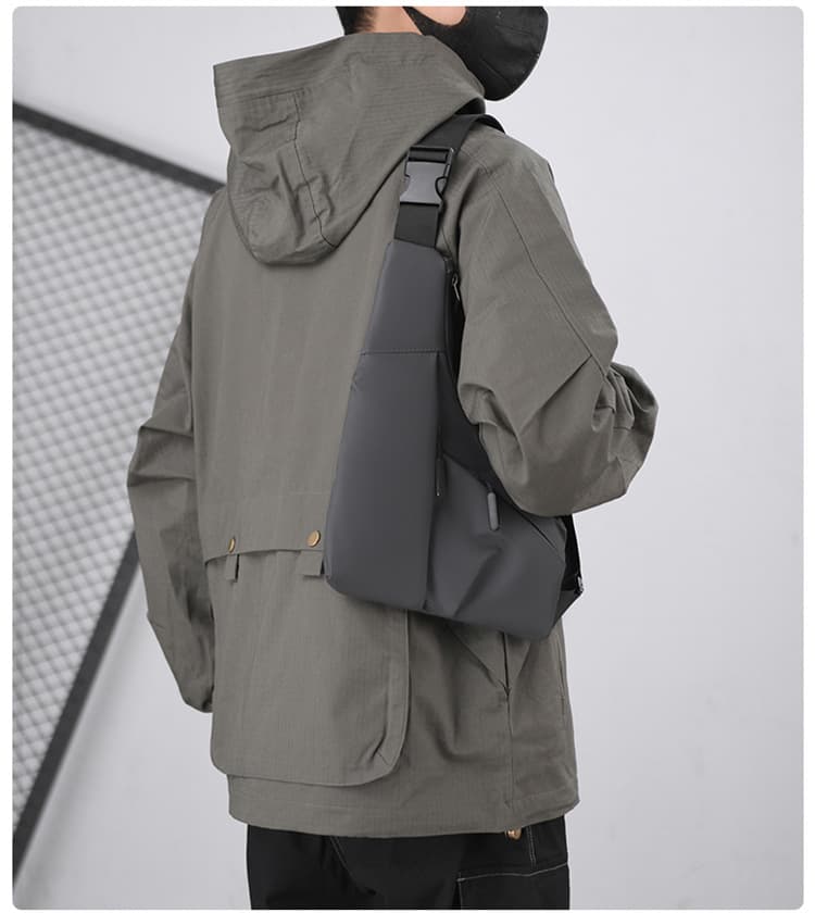 2wayバッグ ストリート系多機能収納ボディーバッグ