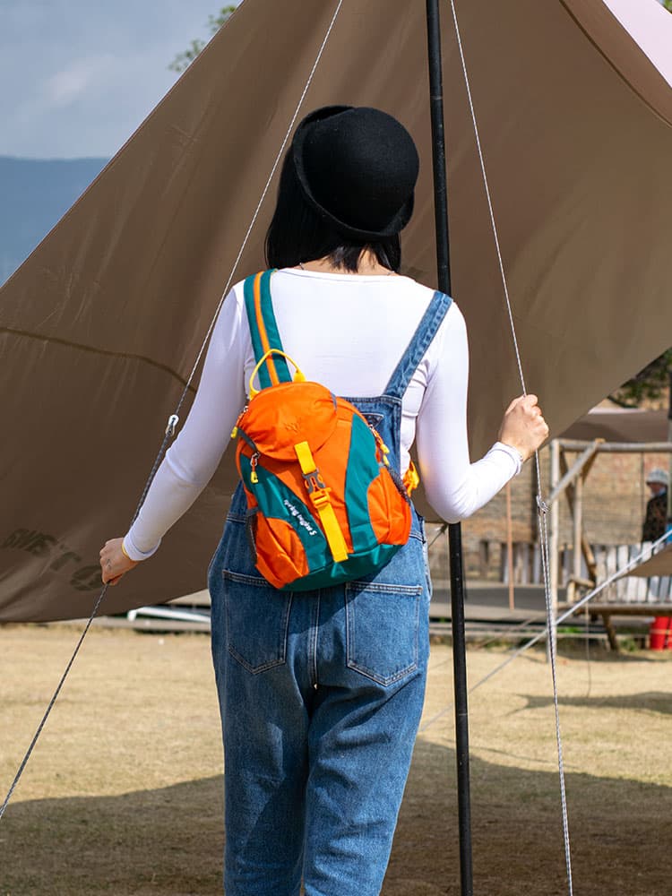 2wayバッグ アウトドア向け多機能ミニリュック