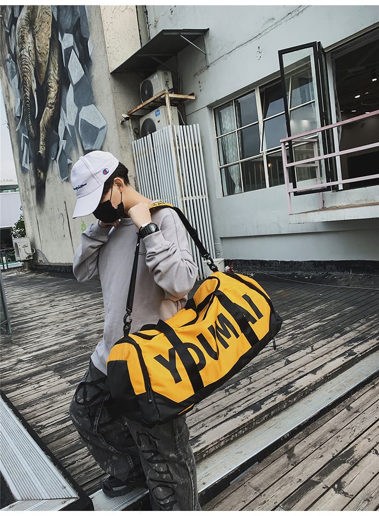 2wayバッグ 多機能スポーティー大容量旅行バッグ