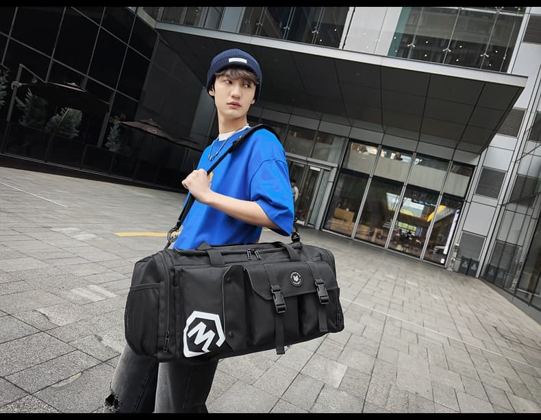 2wayバッグ 多機能ポケット付き街歩き2ウェイバッグ