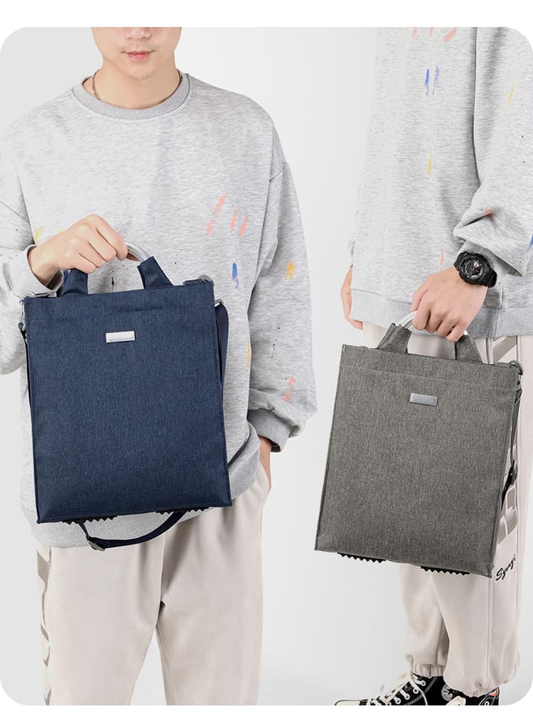 2wayバッグ シンプル洗練 アルミハンドル2wayバッグ