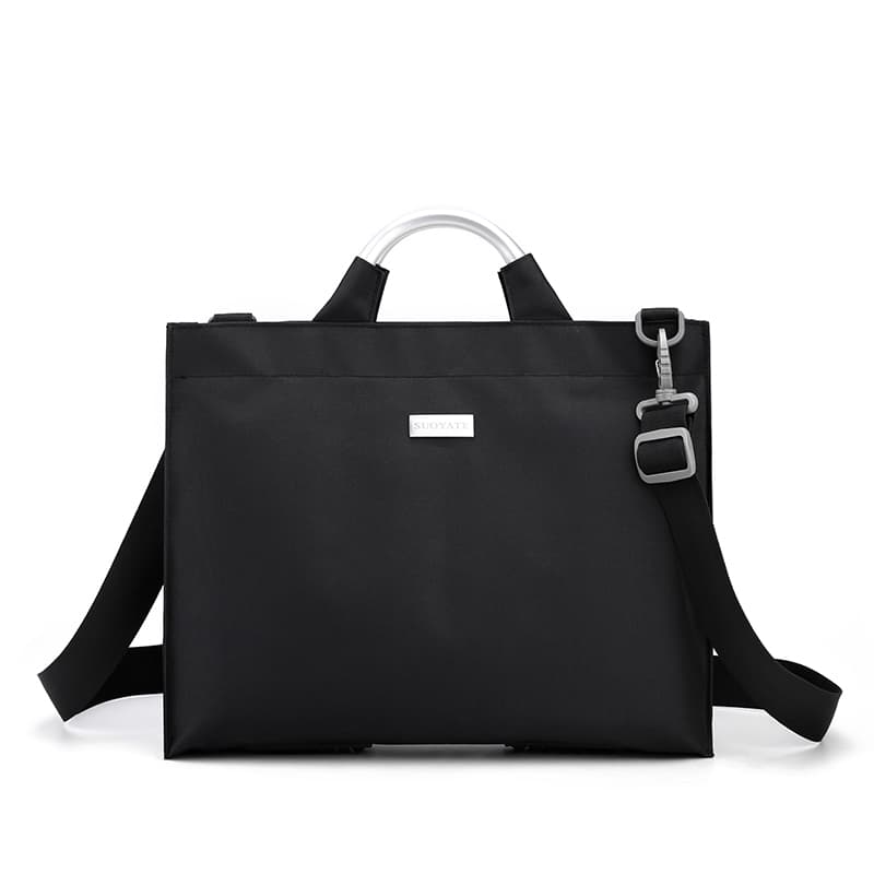2wayバッグ シンプル洗練 アルミハンドル2wayバッグ